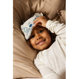MarMar Seersucker Home Deep Lake Check Sleepmask