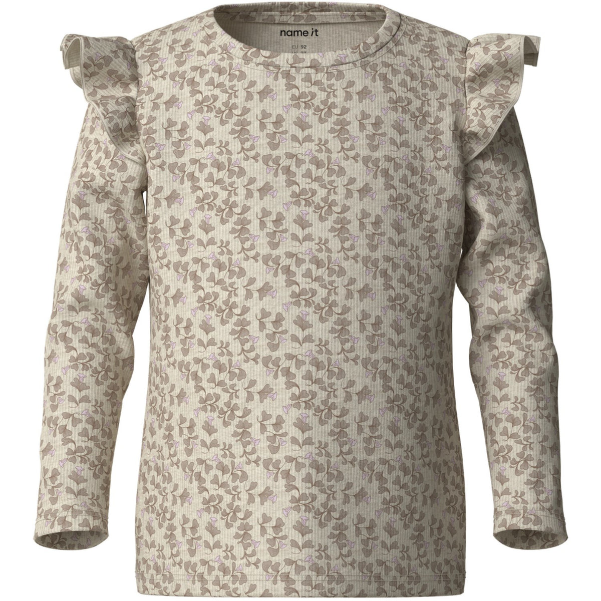 Name It Peyote Melange Nmfolena Ls Xsl Topp