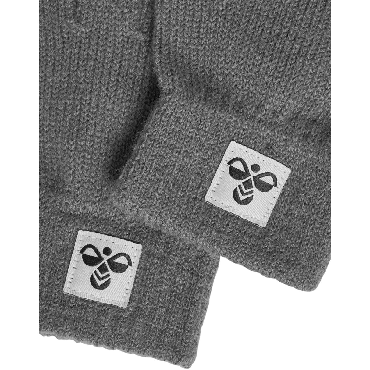 Hummel Dark Gull Gray Jr Strikk Hansker 2-Pakning