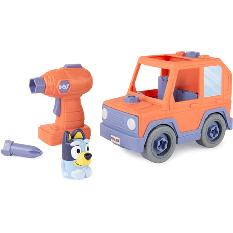 Bluey Byg En Ven Motoriseret Bil & Boremaskine
