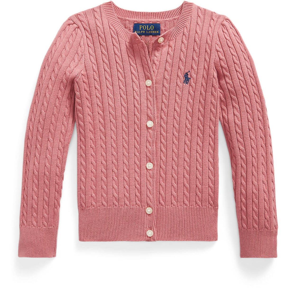 Polo Ralph Lauren Canvas Pink Cardigan