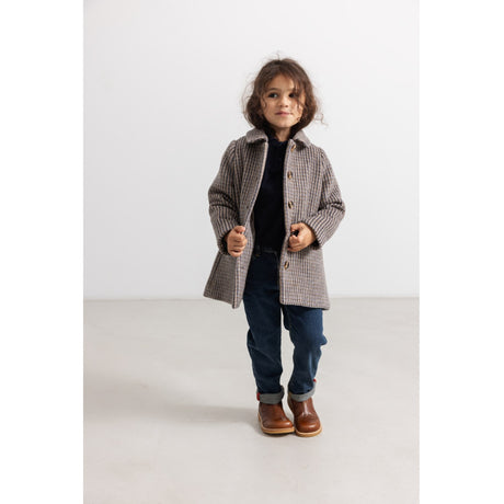 MarMar Wool Check Heritage Check Olive Jakke