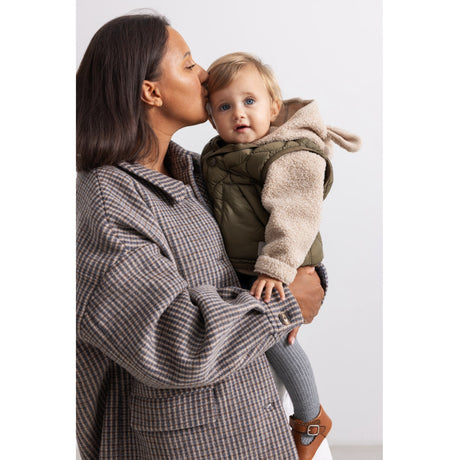 MarMar Bonded Teddy Muddy Melange Olini Jakke
