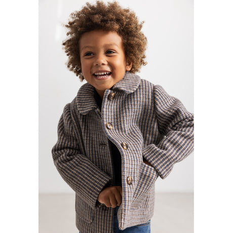 MarMar Wool Check Heritage Check Oval Jakke