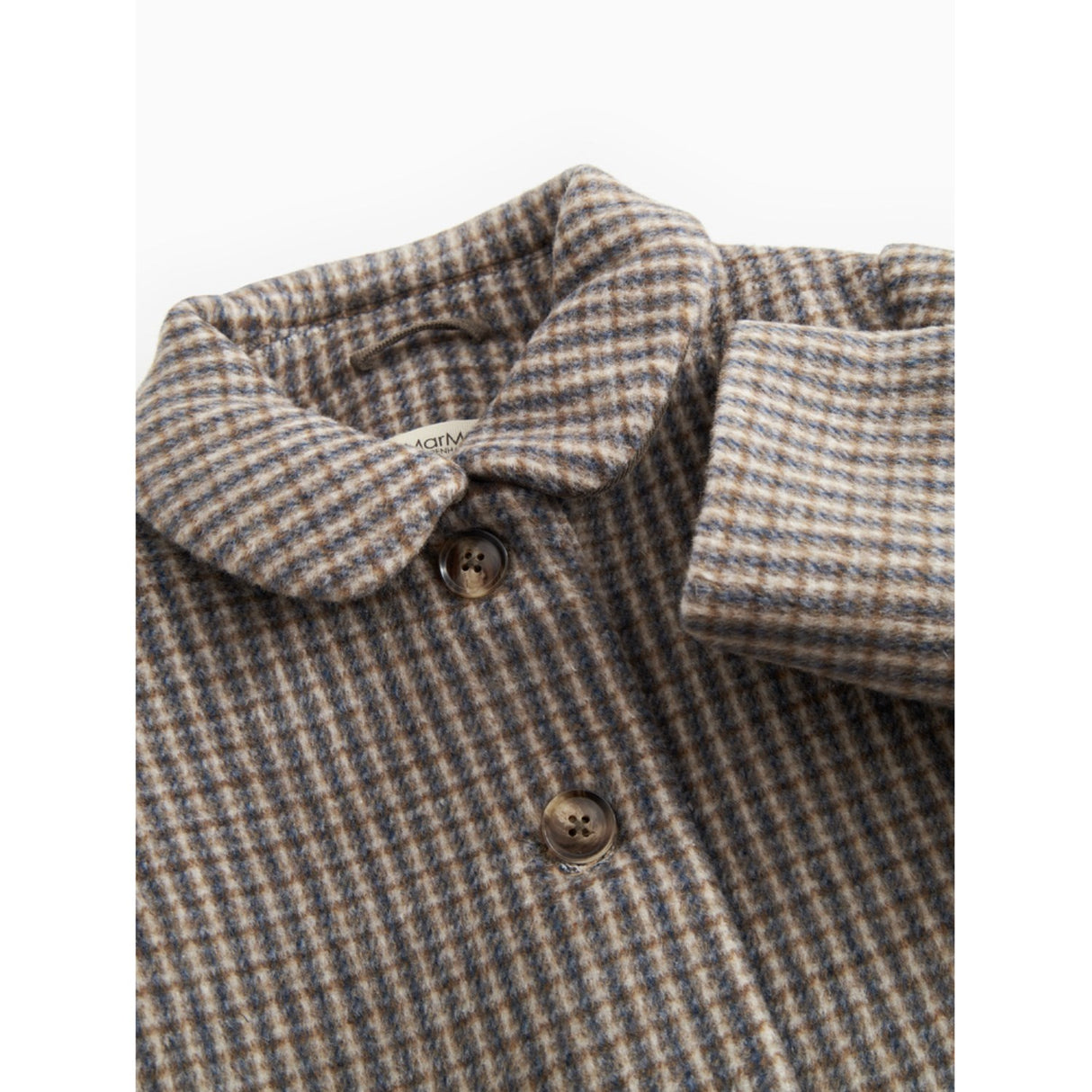 MarMar Wool Check Heritage Check Oval Jakke