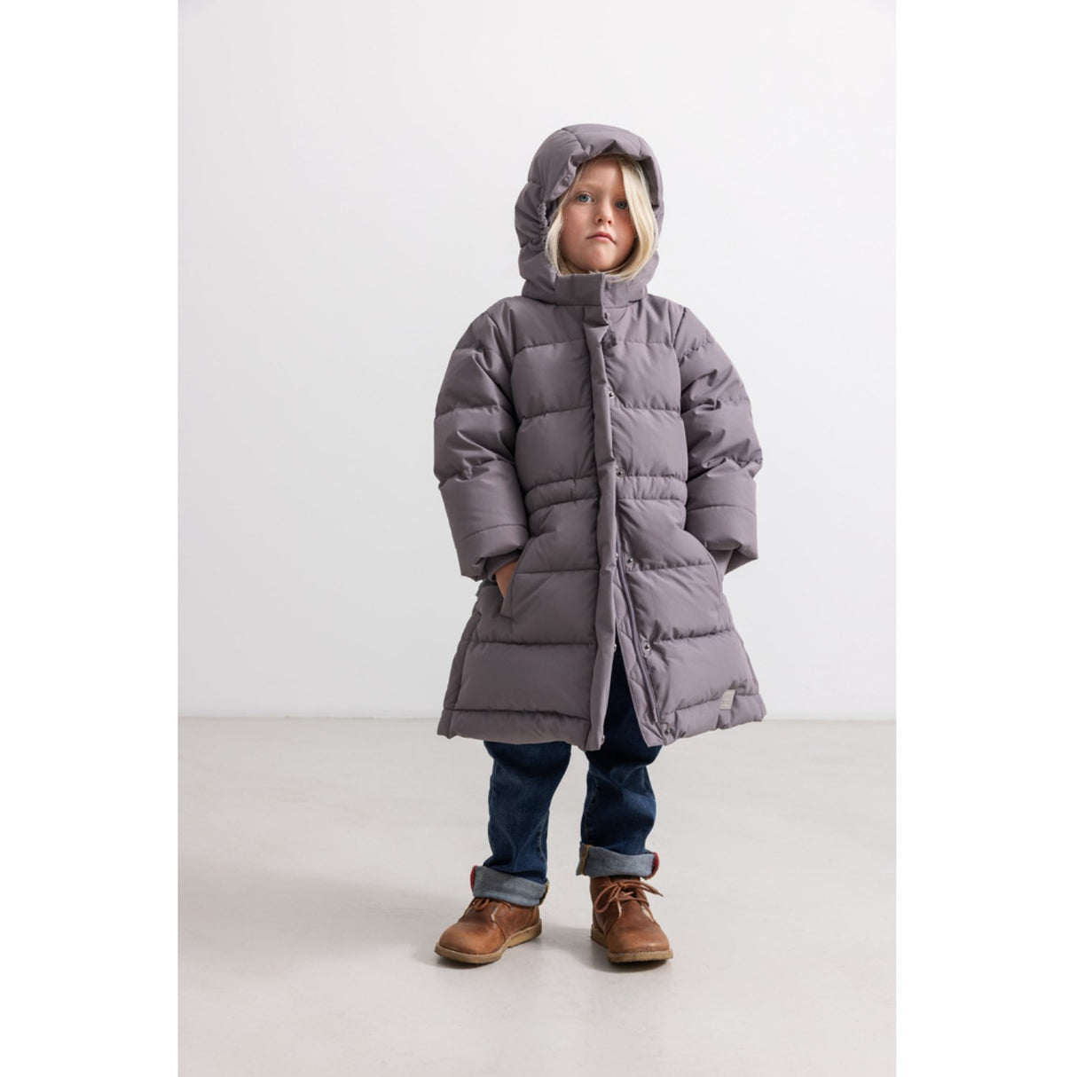 MarMar Tech. Puffer Plum Stem Oxford Frakk