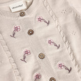 Minymo Pink Tint Cardigan Strikk