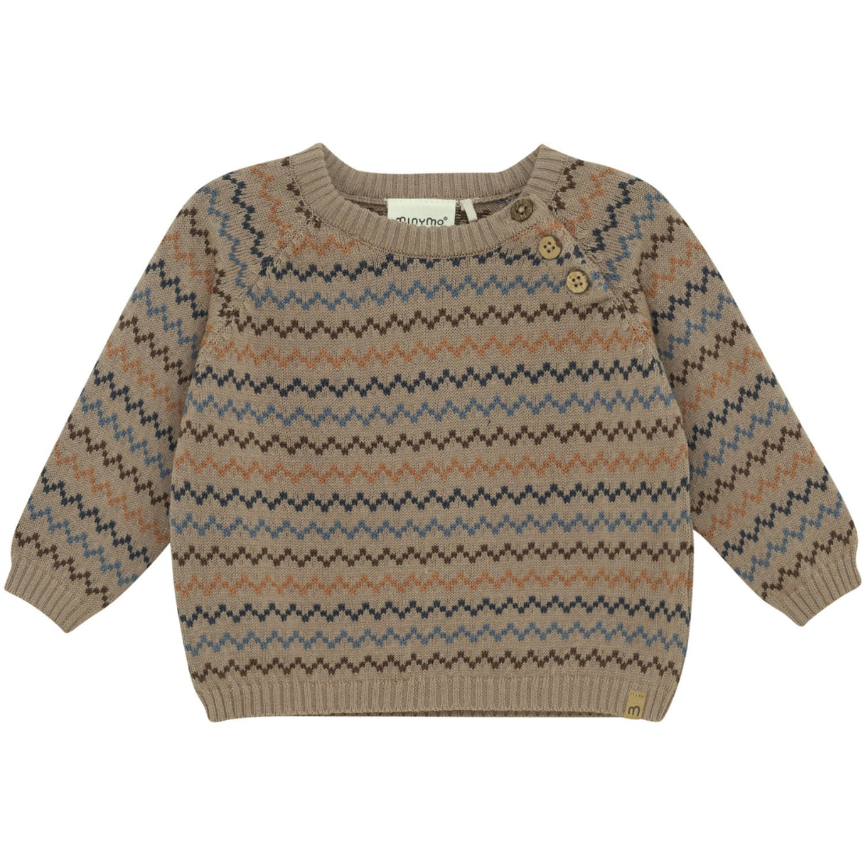 Minymo Fungi Pullover Strikk