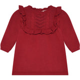 Minymo Rio Red Kjole Ls Strikk