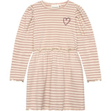 Minymo Fawn Kjole Ls Y/D Rib
