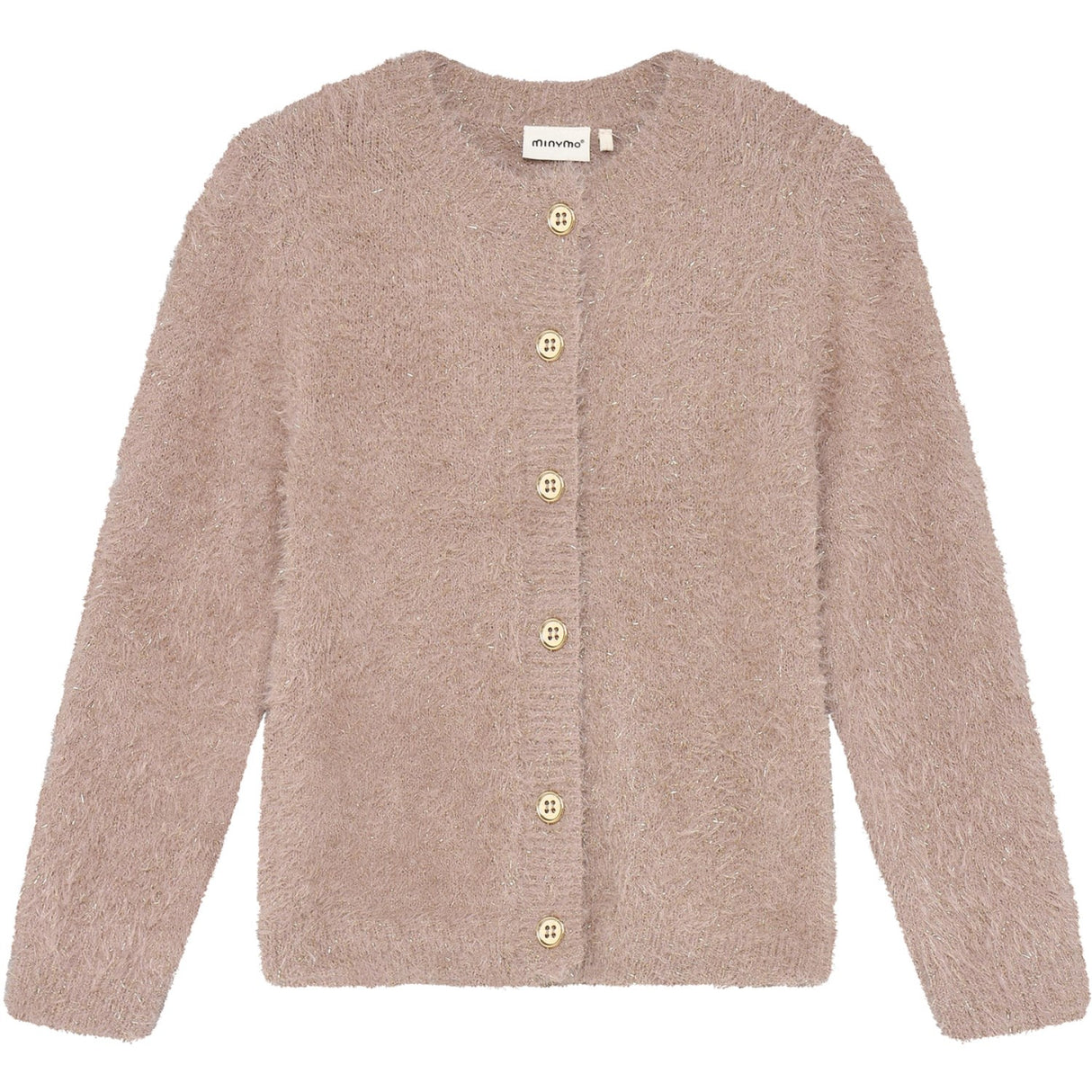 Minymo Bark Cardigan Strikk M/ Glitter