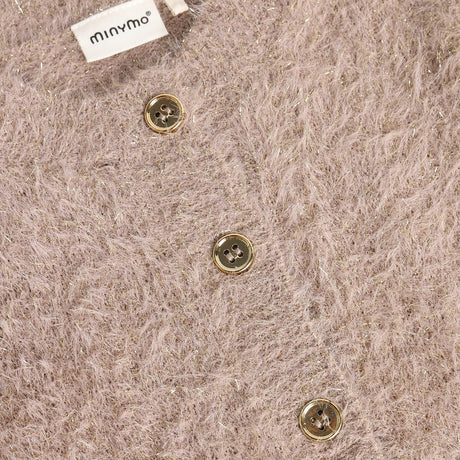 Minymo Bark Cardigan Strikk M/ Glitter