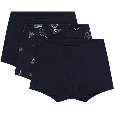 Minymo Dark Sapphire Underbukser 3-Pakning Aop
