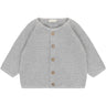 FIXONI Flint Gray Melange Cardigan Strikk