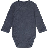 FIXONI Vintage Indigo Melange Omslags Body Ls Melange Rib