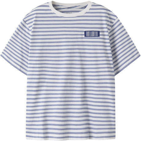 Name It Wispy Clouds Deep Ultramarine Nkmkristian Ss Nreg Topp Pb