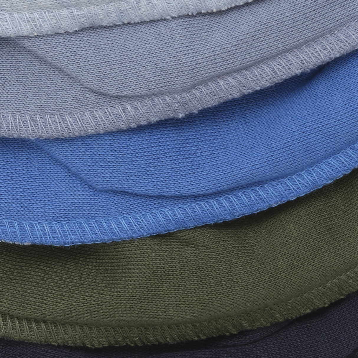 Pippi Blue Bandana Smekke - Solid  (5-Pack)
