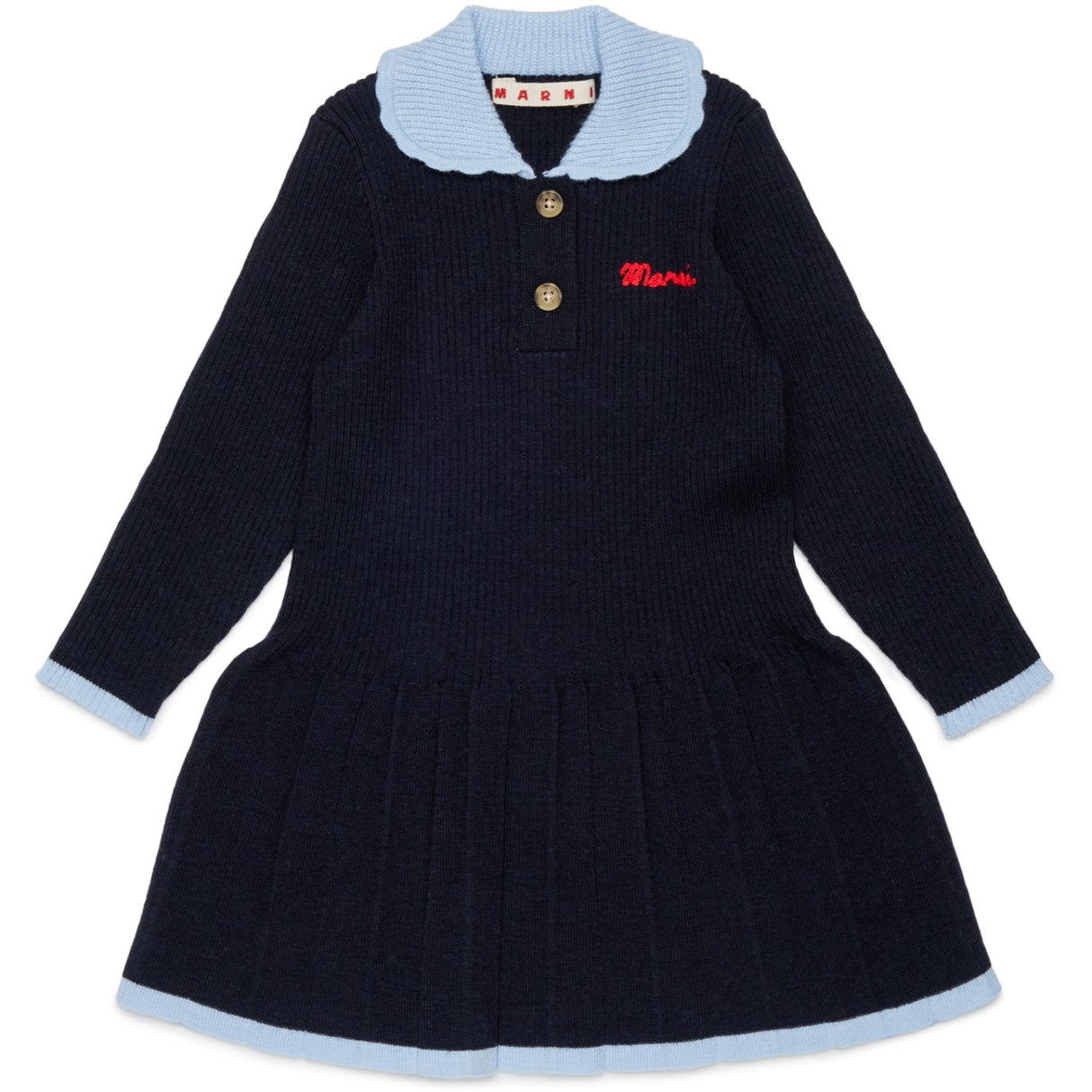Marni Dark Sea Blue Kjole