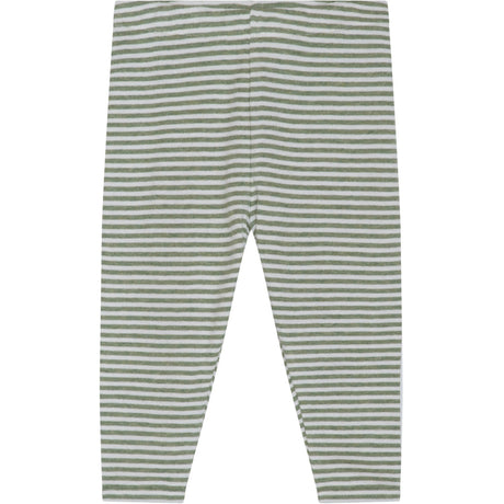 Serendipity Moss/Offwhite Baby Leggings Stripe
