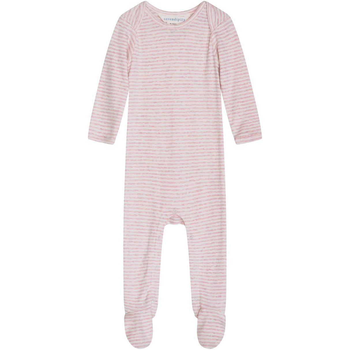 Serendipity Orchid/Offwhite Baby Drakt Stripe