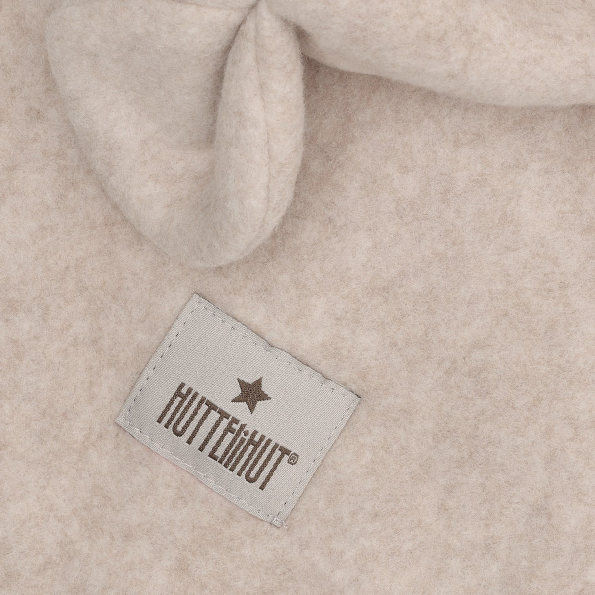 Huttelihut Camel Melange Elefantlue Ears Bomull Fleece