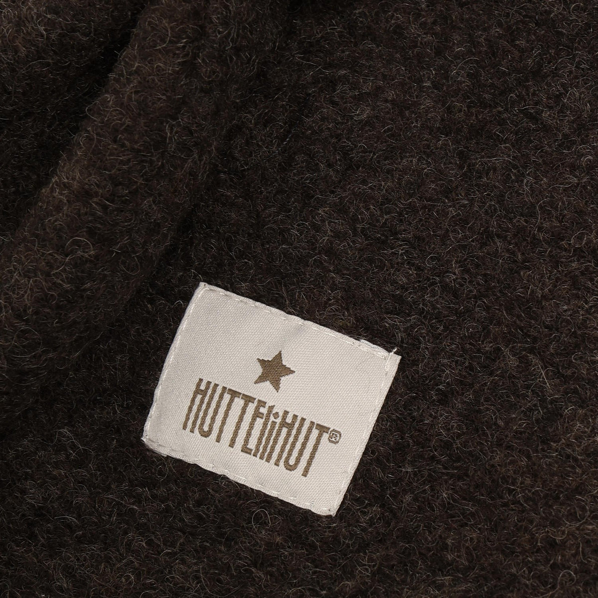 Huttelihut Dark Brown Melange Elefantlue Ears Ull