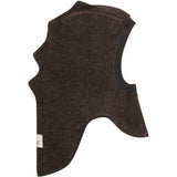 Huttelihut Dark Brown Melange Elefantlue Triangles Ull