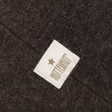 Huttelihut Dark Brown Melange Elefantlue Triangles Ull