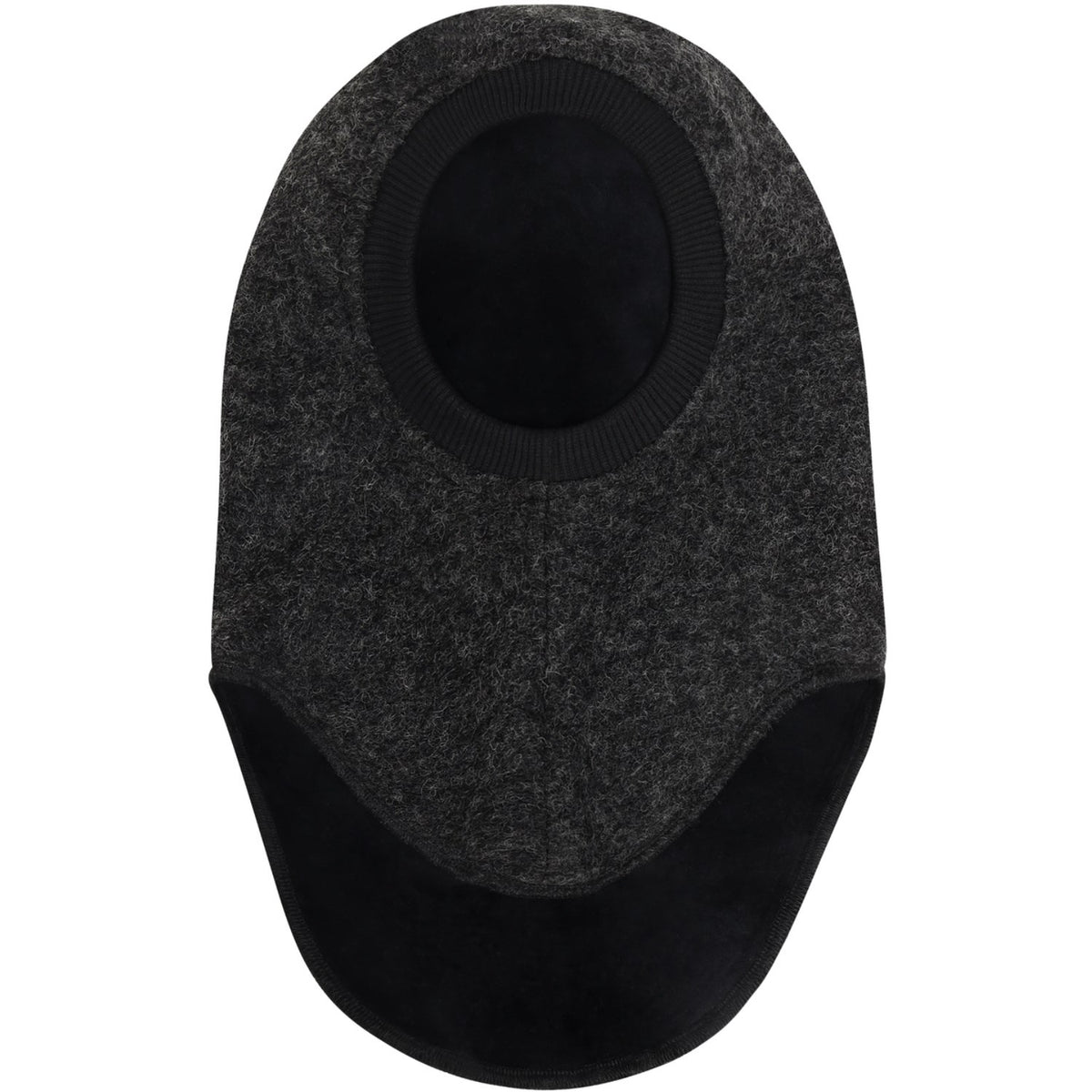 Huttelihut Dark Grey Melange Elefantlue Triangles Ull