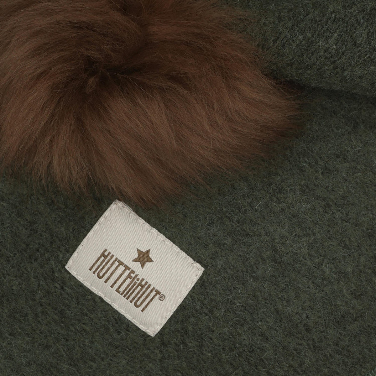 Huttelihut Beetle Elefantlue Ull Alpaca Pompoms