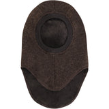 Huttelihut Dark Brown Melange Elefantlue Triangles Ull