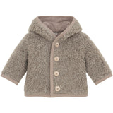 Huttelihut Camel Melange Jakke Pixie Ull Teddybjørn M/ Lin