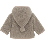 Huttelihut Camel Melange Jakke Pixie Ull Teddybjørn M/ Lin