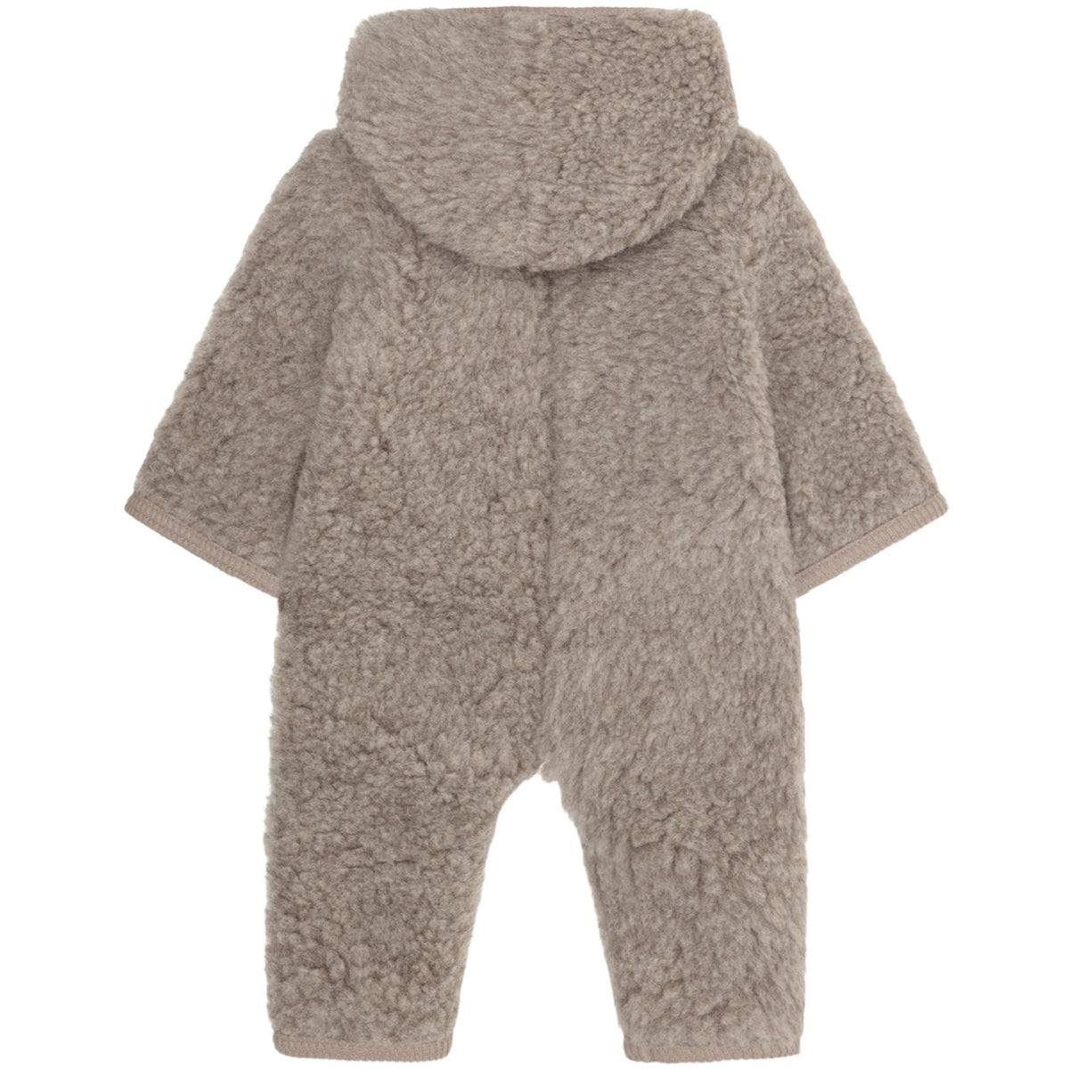 Huttelihut Camel Melange Klapvogn Drakt Ull Teddybjørn M/ Lining