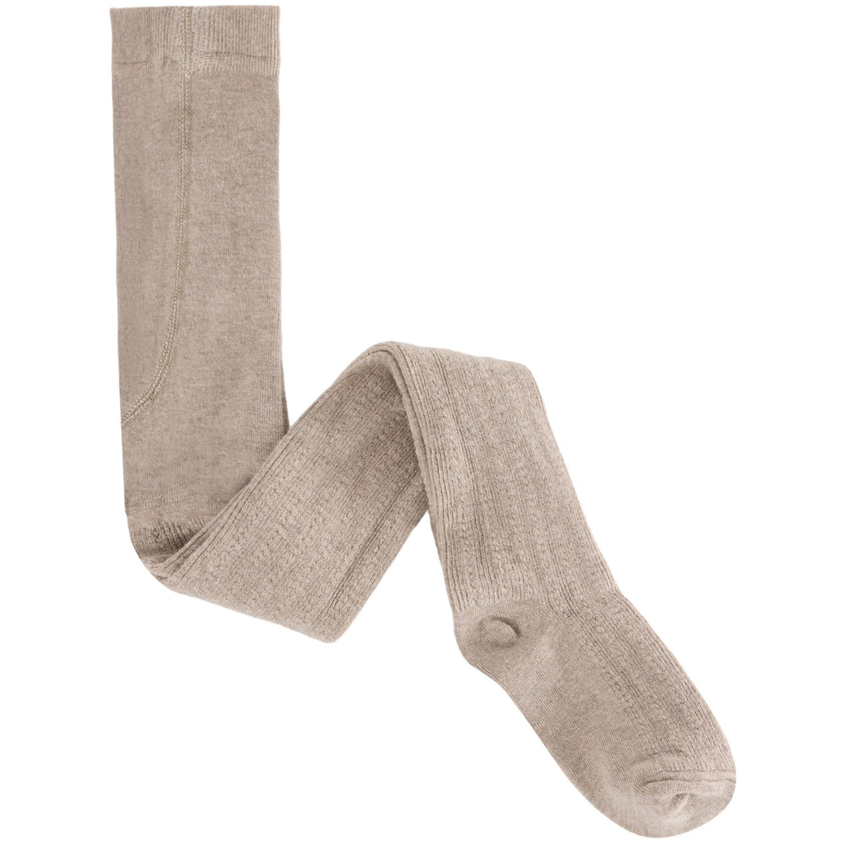 Huttelihut Camel Melange Ull Stockings 2-Pakning