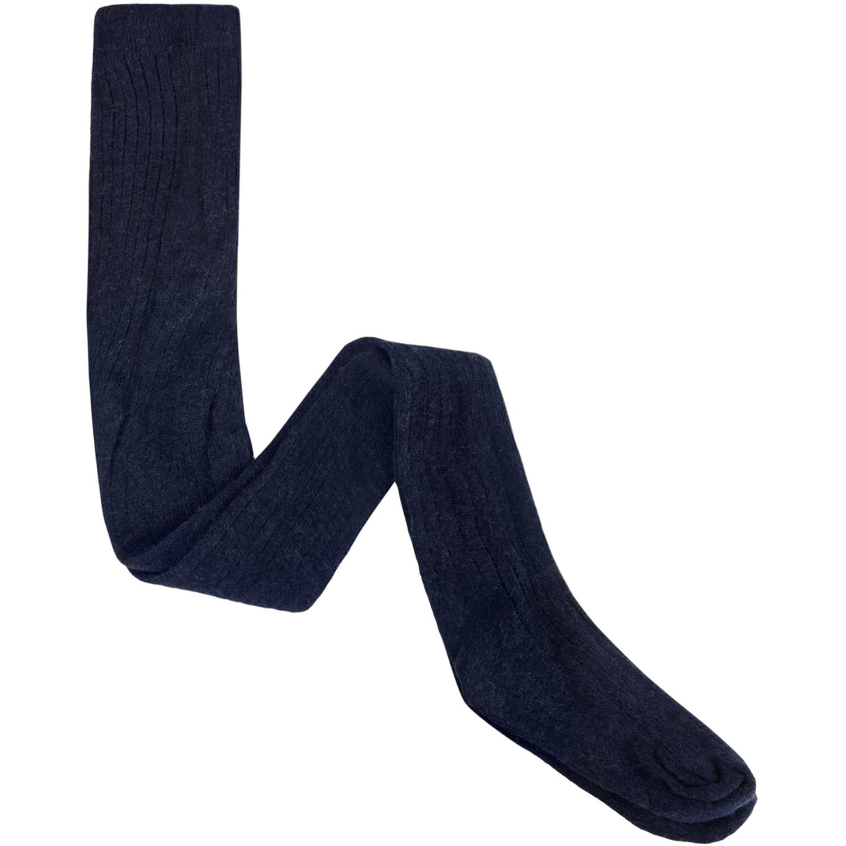 Huttelihut Dark Navy Ull Rib Stockings 2-Pakning