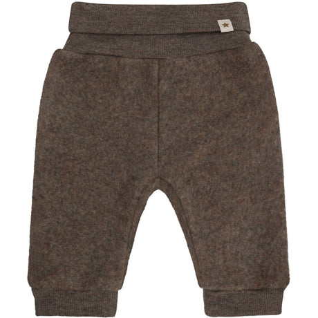 Huttelihut Brown Melange Bukser Ull Fleece
