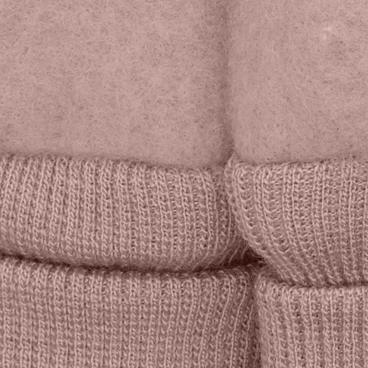 Huttelihut Mahogany Rose Votter Ull Fleece 2-Layer