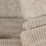 Huttelihut Camel Melange Votter Ull Fleece