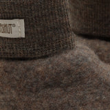 Huttelihut Brown Melange Footies Ull Fleece