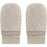 Huttelihut Camel Melange Votter Ull Fleece