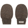 Huttelihut Brown Melange Votter Ull Fleece