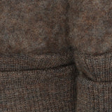 Huttelihut Brown Melange Votter Ull Fleece