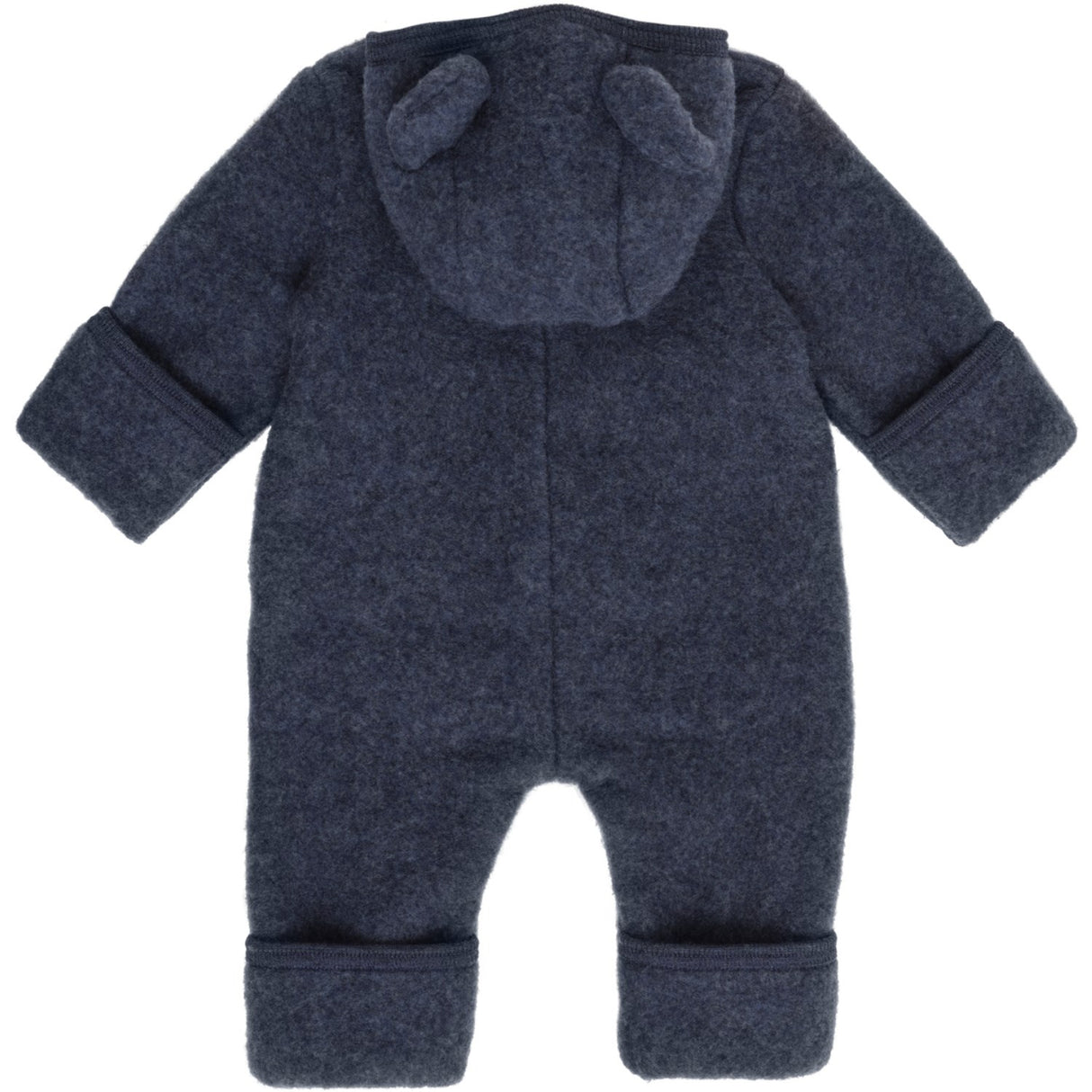 Huttelihut Ombre Blue Melange Klapvogn Drakt Ears Ull Fleece