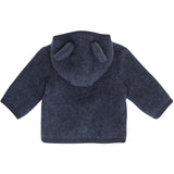 Huttelihut Ombre Blue Melange Jakke Ears Ull Fleece