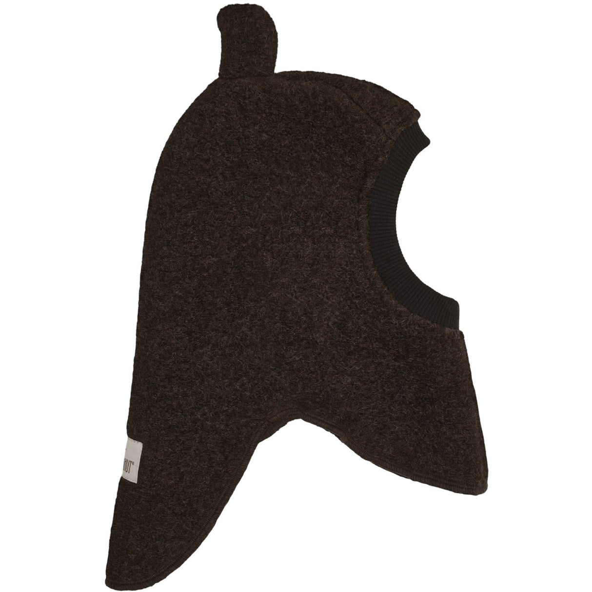 Huttelihut Dark Brown Melange Elefantlue Ears Ull