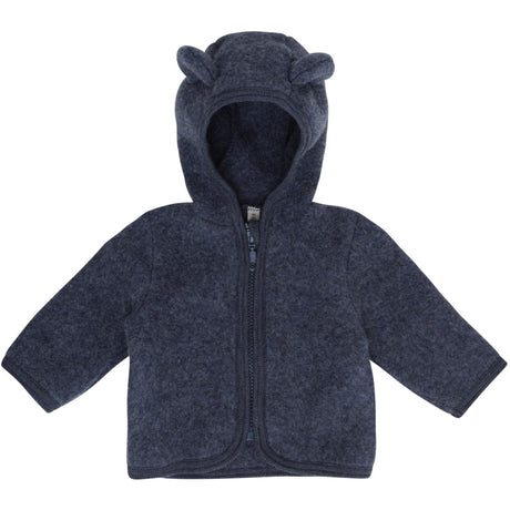 Huttelihut Ombre Blue Melange Jakke Ears Ull Fleece