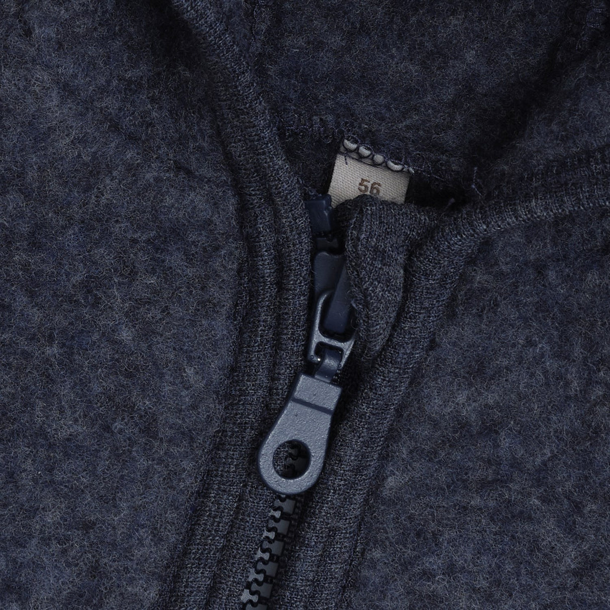 Huttelihut Ombre Blue Melange Jakke Ears Ull Fleece
