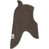 Huttelihut Brown Melange Elefantlue Ears Ull Rib