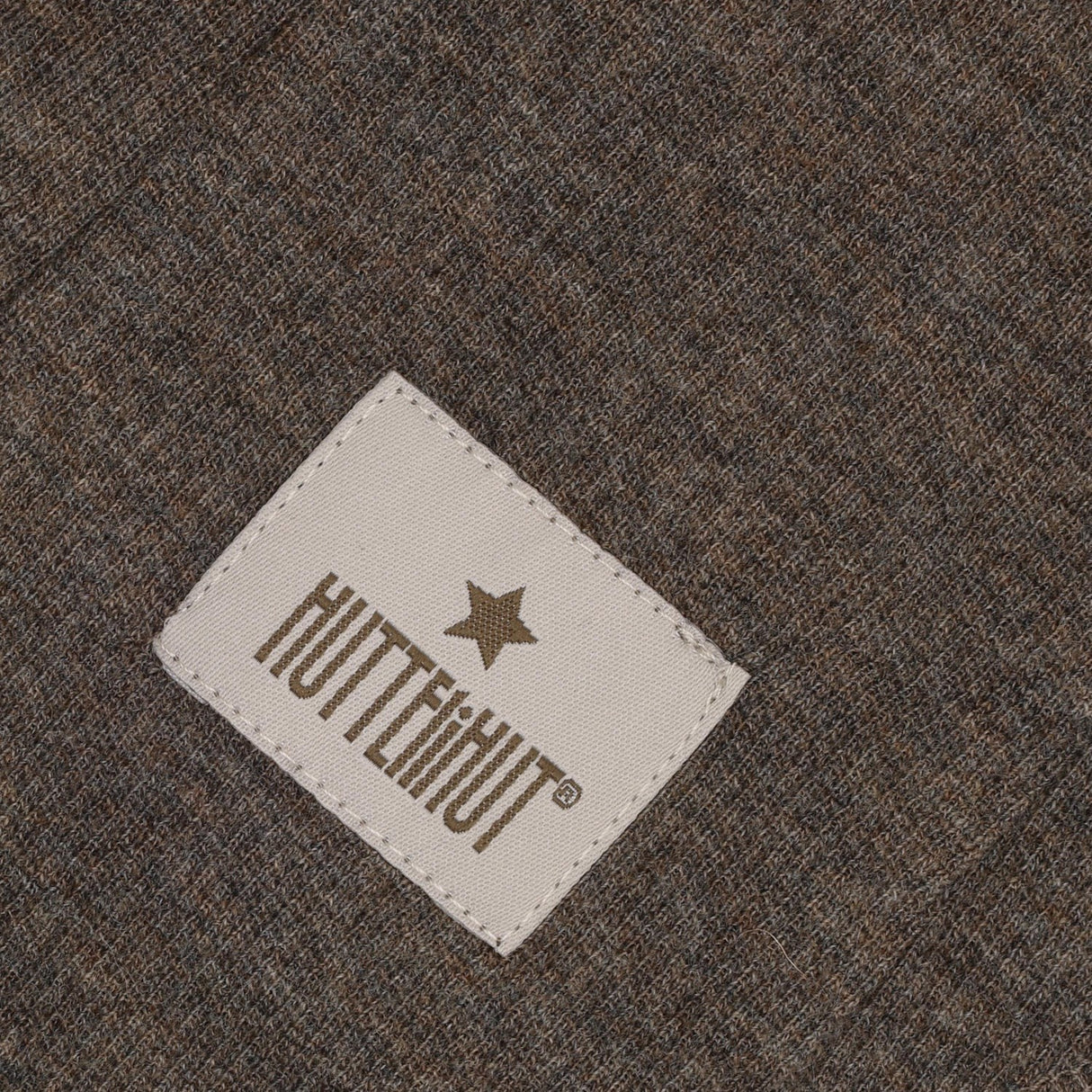 Huttelihut Brown Melange Elefantlue Ears Ull Rib